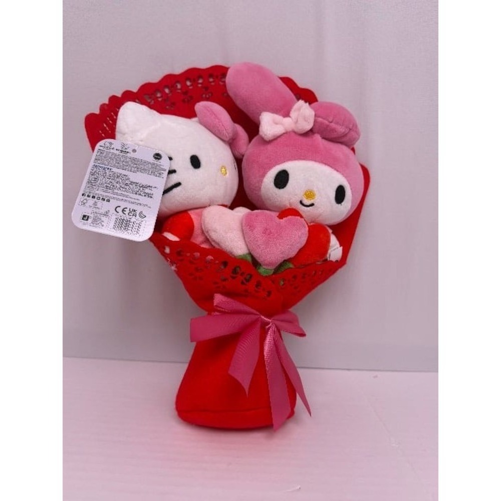 NWT - Hello‎ Kitty and Friends Valentines Plush Bouquet - 2 characterq - Picture 3 of 5